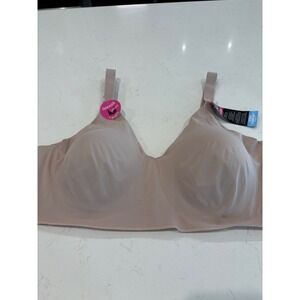 Bali Comfort Revolution Underwire Bra Nude Smooth T-Shirt DF3498 Womens 3XL NEW